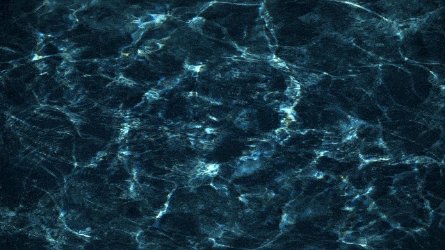 Agua en movimiento de color azul oscuro